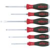 Wiha 21251 SoftFinish® SL/PZ Hex Blade Screwdriver Set, 6 Piece