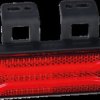 0105-1053-03Z Trailer - outline light fixture, LED, rectangular, red