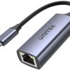 Unitek Adapter USB-C - RJ45 1Gbit LAN, PD 100W U1323A