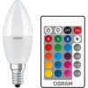 Żarówka LED E14 P45 5,5W = 40W 470lm RGBW OSRAM Star PILOT Ściemnialna
