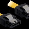 82473 Cable SATA 30cm yellow str/str Metall