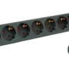 Gniazdo 10m 6 gniazda Przedłużacz z gniazdami typ CEE, Typ F — niemiecki Schuko Typ F, niemieckie Schuko 250 V AC
