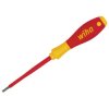 Wiha 39560 SoftFinish® electric slimFix Screwdriver Slotted 4.0 x 100mm