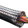 Metal braided sleeve, inner Ø 3 mm, range 2-3.5 mm, silver, -65 to 150 °C, HBT99-03.0-2/0-F