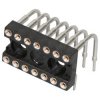 IC socket, 14 pole, pitch 2.54 mm (7.62 mm), CuZn alloy for DIL-IC, 10031368