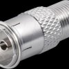 FF19L IEC (coax) socket > F-socket