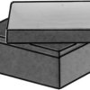 Container, without drawers, black, (L x W x D) 102 x 85 x 47 mm, V3-54-6-6-10-10