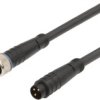 Av98a161, Akcesoria, Kabel Połączeniowy, 3 M, Żeński M8 (Gniazdo) 3-Pinowy...