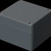 01105000 Aluminium housing, IP66, 75 x 80 x 57 mm
