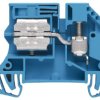 Disconnect/test-disconnect terminal block, screw connection, 0.5-10 mm², 41 A, 6 kV, blue, 1010880000