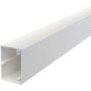 Cable duct, (L x W x H) 2000 x 60 x 40 mm, PVC, pure white, 6191134, 1 piece with 2 meters