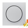B.Kwadrat/B.7 Płytka czołowa z pokrętłem do ściemniacza obrotowego aluminium mat lakierowany 11371404 HAGER