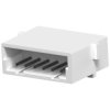 Pin header, 5 pole, pitch 2 mm, straight, white, 292156-6