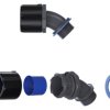 Łącznik do kanałów kablowych Flexicon gwint M32 34mm Kolanko 45° Nylon 66 IP66, IP67, IP68, IP69 Czarny, szary
