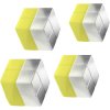 Sigel BA705 Neodym magnet Cube 20x10x20mm Extra-Strong Silver 4 pcs