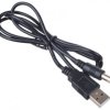 KABEL USB A / WT.DC 2,1X25,5MM 0,8M