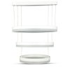 VT-82-3D 92W Lampa wisząca LED barwa: 3000K ściemniana biały 3989 V-TAC