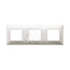 Ramka ozdobna Plana, 2+2+2M, Matt Nickel, 14644.21