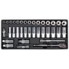 Sealey TBT20 Tool Tray with Socket Set 3/8"sq Drive 35pc