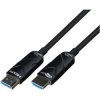 Hybrid cable, 48Gbps 8K60Hz Slim, 5 m, black, HDMI plug type A, straight to HDMI plug type A, straight, HDMI-UHS-AOC-5,0M
