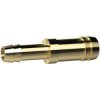 Double hose nozzle, L 55 mm, 16 bar, brass, for hose, 136274