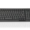 Klawiatura Kompaktowa przewodowa, kolor: Czarny, USB, QWERTY (USA), Ceratech
