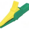 Zacisk krokodylkowy 32A 1kVDC żółto-zielony 66.9755-20