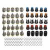 75 Potencjometrów B5K B10K B20K B50K B100K ohm Knurled Shaft Single Linear Rotary Cone Control Potencjometr Kit