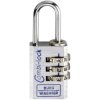 Burg Wächter 3631 Combi 90 Padlock Aluminium Silver 3-Digit Combo Lock