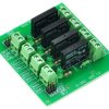 ELECTRONICS-SALON DC5V 4 Channels DC-AC 2Amp G3MB-202P Solid State Relay SSR Module Board.