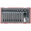 Teng TC23 TTTX23 TX Bit Socket Set, 23 Piece - 1/2in Drive