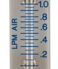 Przepływomierz do gazów 0,1 l/min → 1 l/min Zmienny obszar NPT 1/8 żeńskie 1/8 cala