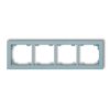 DECO Ramka poczwórna DECO Pastel Matt lazurowy 48DR-4
