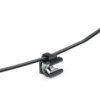 Edge clip, max. bundle Ø 45 mm, PA, heat stabilized, black, (L x W x H) 14.8 x 17.3 x 14.6 mm, 156-00007