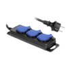 Przedłużacz warsztatowy bryzgoszczelny IP44, 3 gniazda 2P+Z IP44, przewód gumowy, H05RR-F 3x1,5mm2, długość 5m,OR-AE-13158/5M
