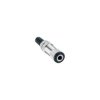 Lumberg 1522 03 Audio Jack Socket 3.5 mm Straight Mono 2 Pins Silver