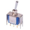 5246Y6CDB13 APEM On-On Miniature PCB Toggle Switch DPDT