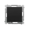 Simon 55 Zaślepka ramki (moduł). Mocowanie za pomocą łapek lub wkrętów Czarny mat TPS.01/149