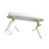 Lampa Sufitowa Preston Gold/White 2X Mini Gu10 Mlp7631 Milagro