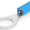 Insulated ring cable lug, 2.15 mm², AWG 14, 9.53 mm, blue, 2-320564-2