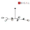 Abigali Lampa Sufitowa Smokey 9Xe27, Abigali-Md2003-9Pcs-Jg