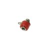 Gniazdo bananowe montażowe 4mm 24.246.1 czerwone 19A 60V