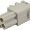 Socket contact insert, EE cube, small tab, 4 pole, unequipped, crimp connection, 09149041101