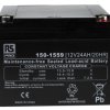 Uszczelniony akumulator kwasowo-ołowiow 24Ah RS PRO 166 x 175 x 125mm 12V