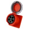 Gniazdo montażowe 125A CEE tablicowe proste Twist 5P 6h IP67 Typ 345 PCE 345-6