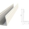 Profil Alu Nawierzchniowy 16Mm, Lakierowany Biały, Dł 2020Mm, Max Szer. Taśmy...