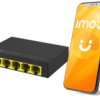 Switch Imou 5-Portowy Sg105c Plastikowa Obudowa