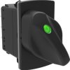 Przełącznik obrotowy, DPDT, 15 A przy 24 V, 24V, 2-położeniowy, IP67, Carling Technologies