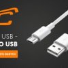 KABEL USB-MICRO USB 1M, BIAŁY, HQ.