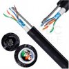 Kabel sieciowy F/UTP kat.5e skrętka 4x2x0,5mm zewnętrzny żelowany (SASS) z linką nośną PE czarny SATEC